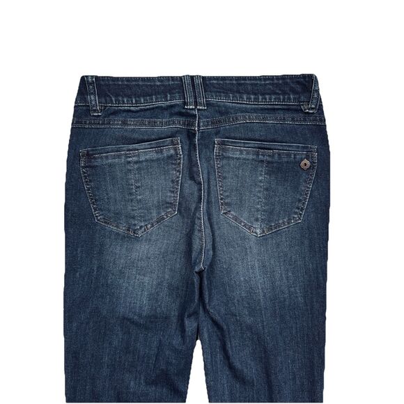 Democracy Ab Solution Bootcut Jeans 0 (27x33) Dark Wash Blue Stretch Denim Women - Picture 8 of 9